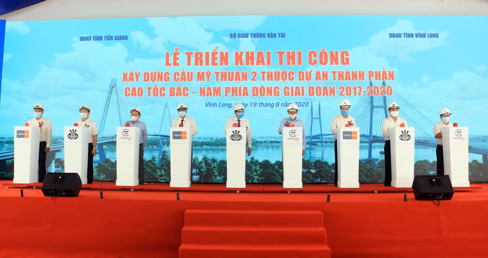 投资总额超5万亿越盾的2号美顺桥正式动工兴建 ảnh 1 投资总额超5万亿越盾的2号美顺桥正式动工兴建 ảnh 1