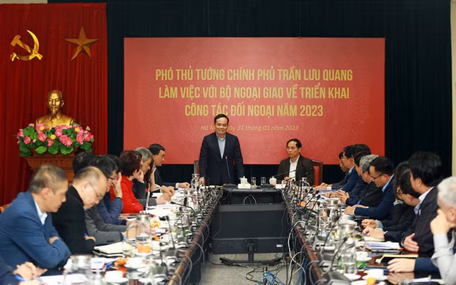 越南政府副总理陈流光:外交部应在落实对外任务中发挥先锋引领作用 ảnh 1 越南政府副总理陈流光:外交部应在落实对外任务中发挥先锋引领作用 ảnh 1