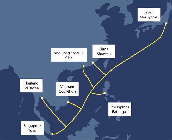 越南新建一条连接越南与亚洲国家的海缆 ảnh 2 越南新建一条连接越南与亚洲国家的海缆 ảnh 2