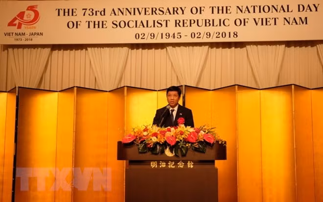 越南驻外大使馆纷纷举行九二国庆节庆祝活动 ảnh 2 越南驻外大使馆纷纷举行九二国庆节庆祝活动 ảnh 2