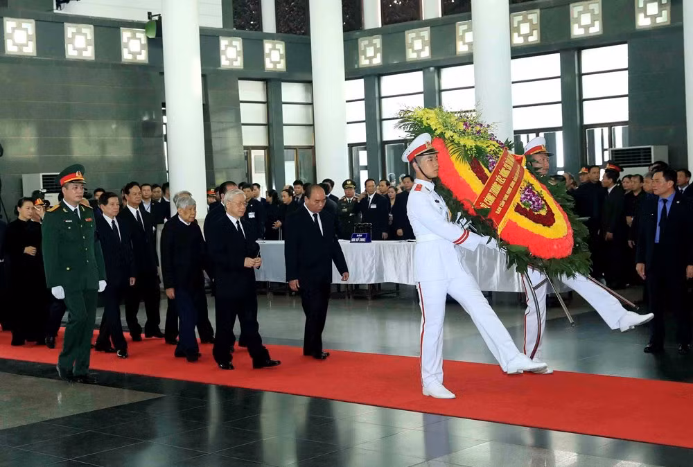 越南国家主席陈大光吊唁仪式隆重举行 ảnh 1 越南国家主席陈大光吊唁仪式隆重举行 ảnh 1