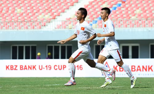 U19 KBZ Bank Cup 2016:越南U19队夺魁 ảnh 1 U19 KBZ Bank Cup 2016:越南U19队夺魁 ảnh 1