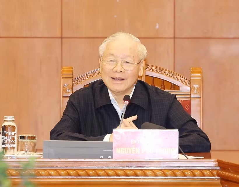 越共中央总书记阮富仲强化干部选拔任用的重要性 ảnh 1