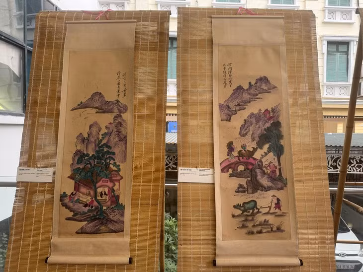 鼓行书画:介绍有关古代故事的40幅画作 ảnh 1 鼓行书画:介绍有关古代故事的40幅画作 ảnh 1