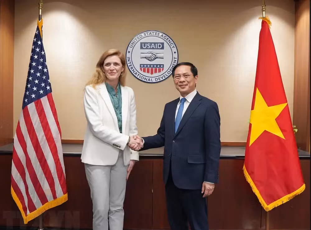 越南外长裴青山会见美国国家安全顾问和USAID 署长 ảnh 2 越南外长裴青山会见美国国家安全顾问和USAID 署长 ảnh 2