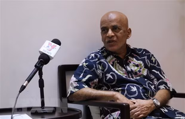 印尼记者赞同国会主席王廷惠的观点 ảnh 1