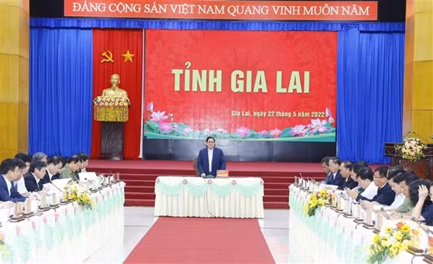 越南政府总理范明政:嘉莱省力争至2030年成为西原地区的动力区 ảnh 1 越南政府总理范明政:嘉莱省力争至2030年成为西原地区的动力区 ảnh 1