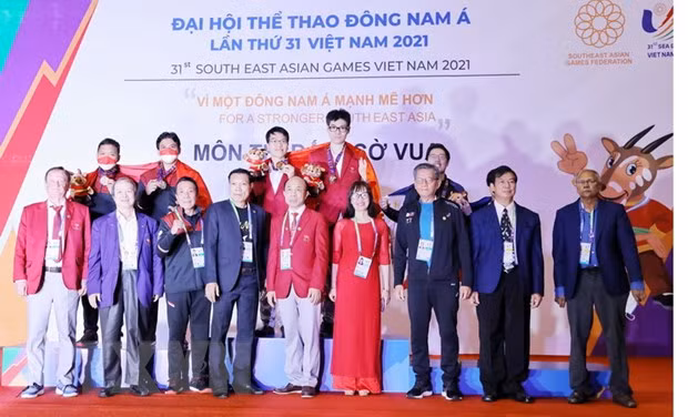 第31届东运会:国际象棋项目比赛结束 越南队共夺得7枚金牌居第一名 ảnh 1 第31届东运会:国际象棋项目比赛结束 越南队共夺得7枚金牌居第一名 ảnh 1