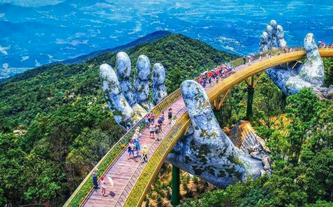  岘港金桥——岘港市旅游业的亮点 ảnh 1