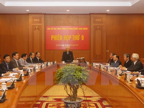 越共中央反腐败指导委员会召开第九次会议 ảnh 1 越共中央反腐败指导委员会召开第九次会议 ảnh 1