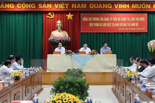 张晋创主席：着力提高九龙江三角洲地区农业质量效益 ảnh 1