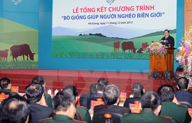 “为边境地区贫民提供种牛”计划提前一年完成 ảnh 1 “为边境地区贫民提供种牛”计划提前一年完成 ảnh 1