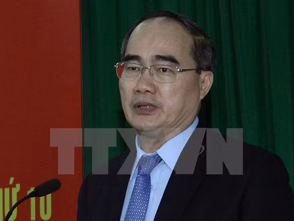越南祖国阵线中央委员会主席阮善仁会见挪威教会援助社秘书长 ảnh 1 越南祖国阵线中央委员会主席阮善仁会见挪威教会援助社秘书长 ảnh 1