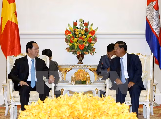 国家主席陈大光会见柬埔寨领导人 ảnh 3 国家主席陈大光会见柬埔寨领导人 ảnh 3