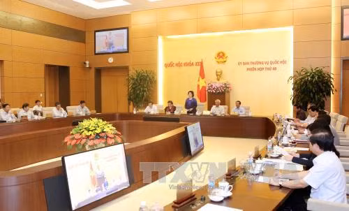 越南第十三届国会常务委员会第四十九次会议今日闭幕 ảnh 1