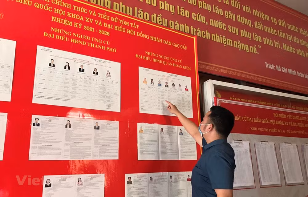 越南国会与各级人民议会换届选举:选民为国家选出优秀人才 ảnh 1 越南国会与各级人民议会换届选举:选民为国家选出优秀人才 ảnh 1