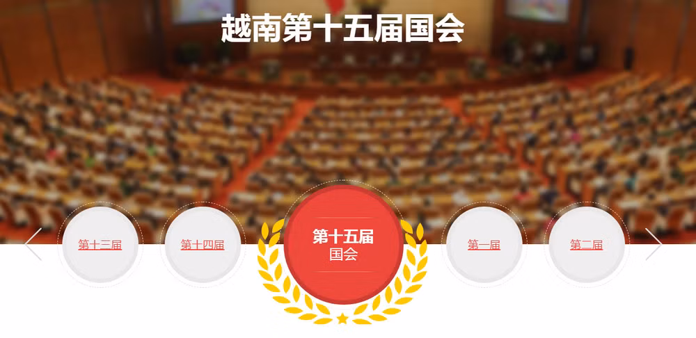越通社越南第十五届国会和2021-2026年任期 各级人民议会选举信息专题网站正式上线 ảnh 1