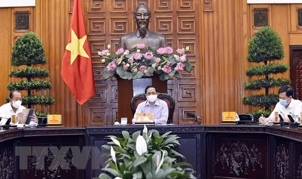 范明政总理:制定疫情之下开展换届选举工作的各种情景 ảnh 1 范明政总理:制定疫情之下开展换届选举工作的各种情景 ảnh 1