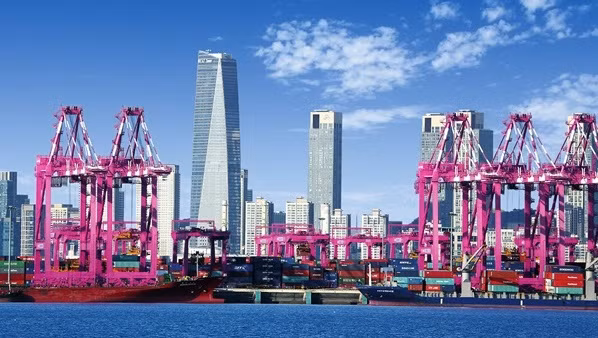 韩国前往越南和泰国的集装箱运输新路线正式投运 ảnh 1