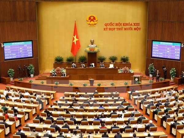 越南第十三届国会第十一次会议发表第十六号公报 ảnh 1 越南第十三届国会第十一次会议发表第十六号公报 ảnh 1