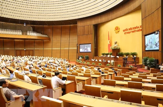 越南第十四届国会第九次会议第二个工作周 ảnh 1 越南第十四届国会第九次会议第二个工作周 ảnh 1