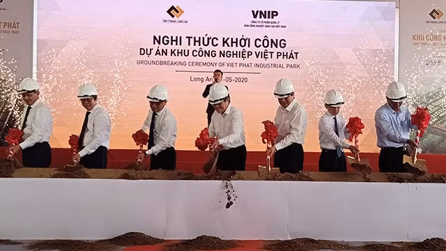 越南大型工业区——越发工业区在隆安省动工兴建 ảnh 1 越南大型工业区——越发工业区在隆安省动工兴建 ảnh 1