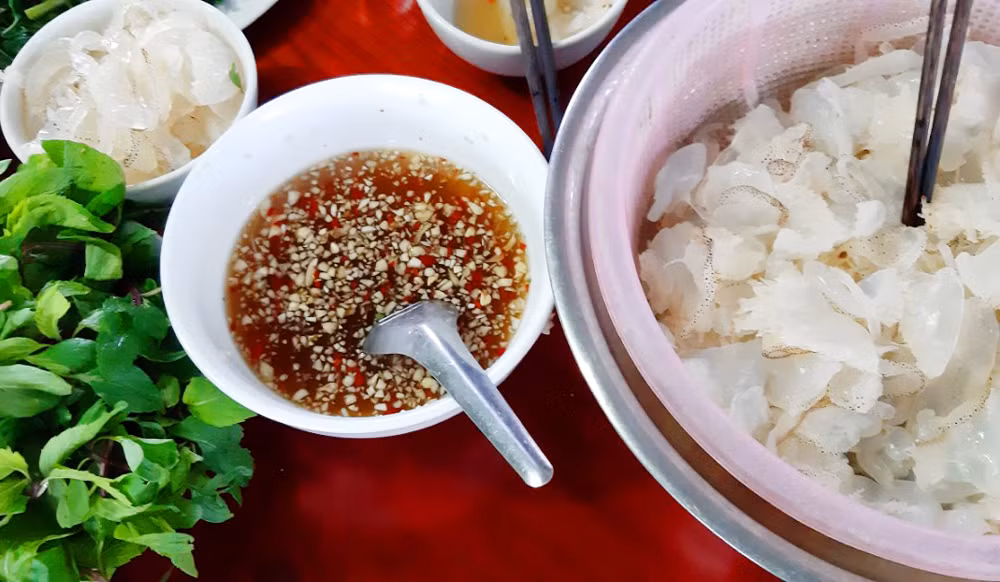 明州岛乡的美食:水母沙拉 ảnh 2 明州岛乡的美食:水母沙拉 ảnh 2