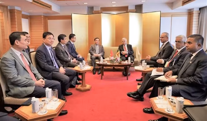 越南政府副总理陈流光会见斯里兰卡总统和日本众议院议长 ảnh 1 越南政府副总理陈流光会见斯里兰卡总统和日本众议院议长 ảnh 1