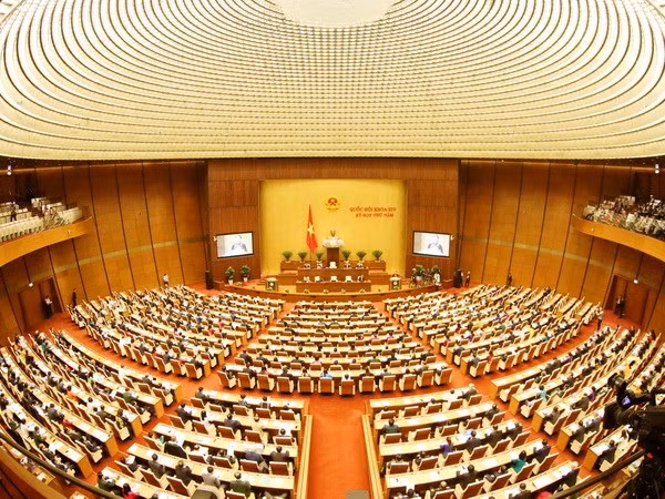 越南第十四届国会第五次会议公报(第一号) ảnh 1 越南第十四届国会第五次会议公报(第一号) ảnh 1