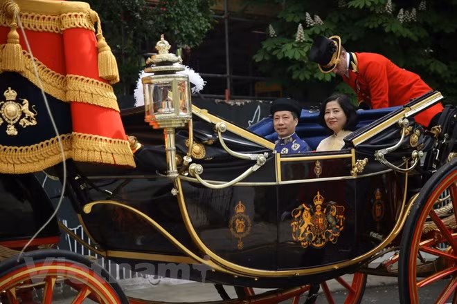 越南驻英国大使陈玉安向英国女王递交国书 ảnh 2