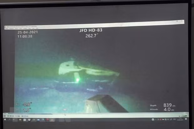 印尼潜艇失事事件：印尼向国际求助打捞潜艇残骸 ảnh 1