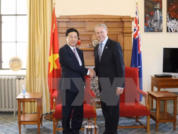 越南政府副总理兼外长范平明对新西兰进行正式访问 ảnh 1