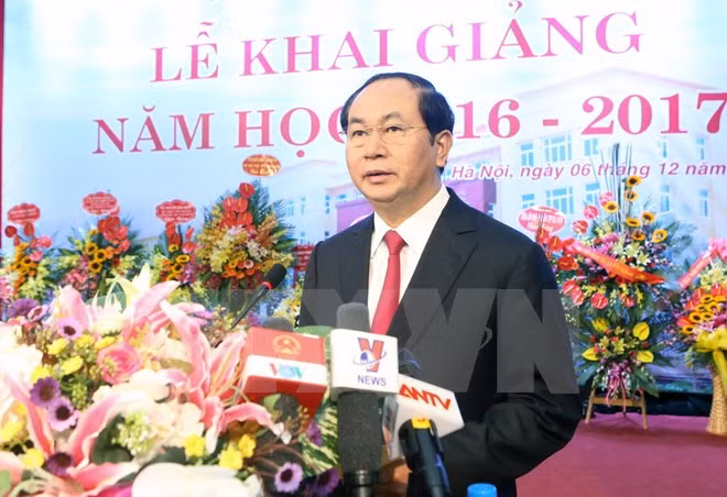 越南国家主席陈大光：力争将法官学院建设成为高质量培训机构 ảnh 1