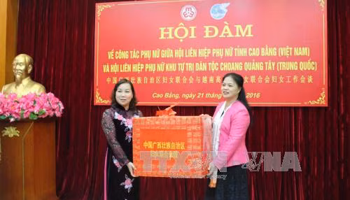 广西壮族自治区妇联对越南三省进行工作访问 ảnh 1