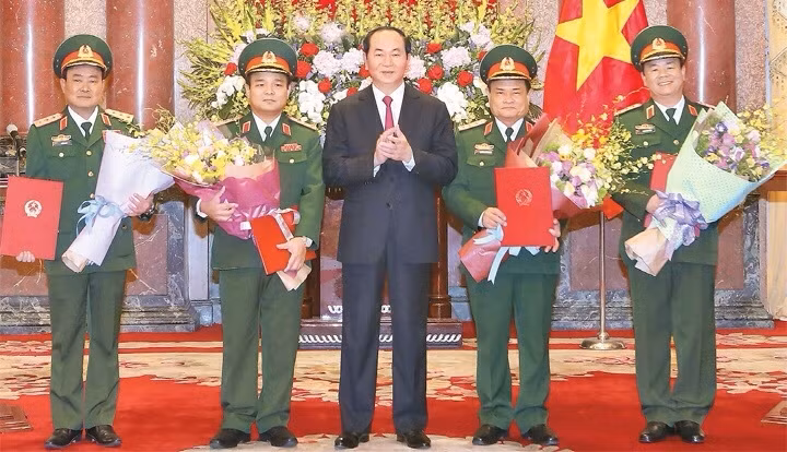 越南人民军4位中将晋升上将军衔 ảnh 1 越南人民军4位中将晋升上将军衔 ảnh 1