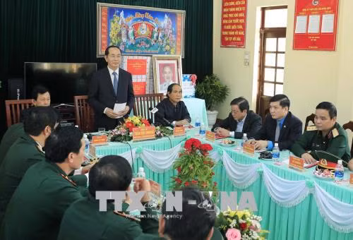 越南国家主席陈大光走访嘉莱省 ảnh 2