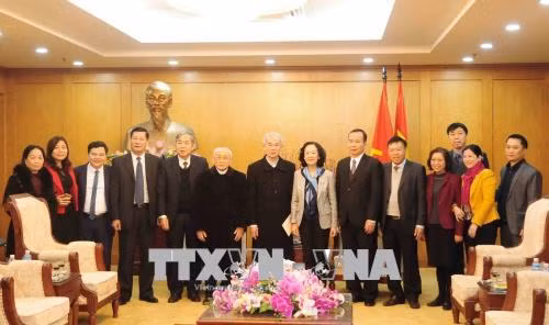 越共中央民运部部长张氏梅：天主教信教群众为国家的发展做出重要贡献 ảnh 1