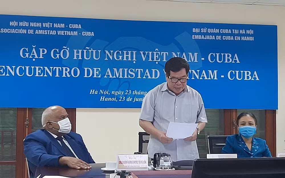 越南-古巴友好见面会以视频方式举行 ảnh 1 越南-古巴友好见面会以视频方式举行 ảnh 1