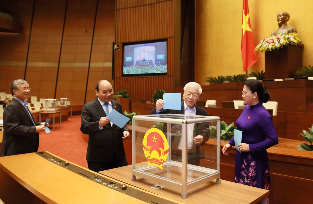 越南第十四届国会第六次会议公报(第三号) ảnh 1 越南第十四届国会第六次会议公报(第三号) ảnh 1