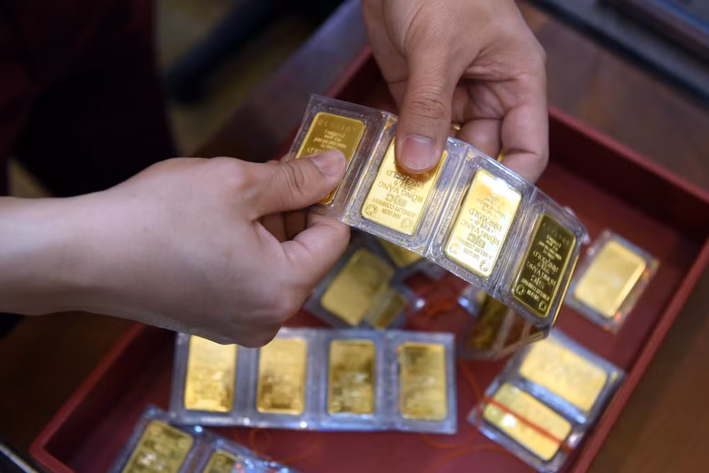 12月25上午越南国内市场黄金卖出价小福上涨 ảnh 1 12月25上午越南国内市场黄金卖出价小福上涨 ảnh 1
