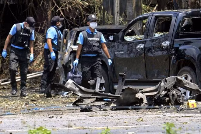泰国南部发生爆炸案 两警员受伤 ảnh 1