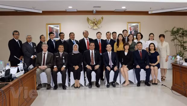 越南国家审计署代表团对印尼进行工作访问 ảnh 1 越南国家审计署代表团对印尼进行工作访问 ảnh 1