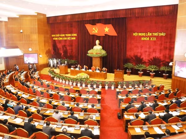 越共十二届六中全会第三天新闻公报 ảnh 1 越共十二届六中全会第三天新闻公报 ảnh 1