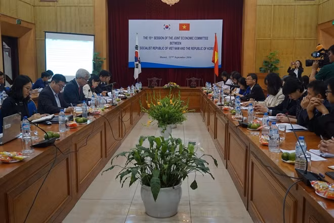 越韩政府间委员会第十六次会议在韩国首尔举行 ảnh 1
