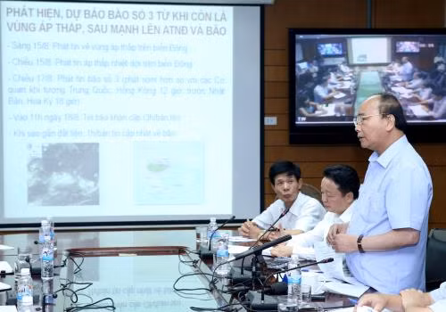 第三号台风逼近越南 政府成员指导部署第三号台风防御工作 ảnh 1 第三号台风逼近越南 政府成员指导部署第三号台风防御工作 ảnh 1