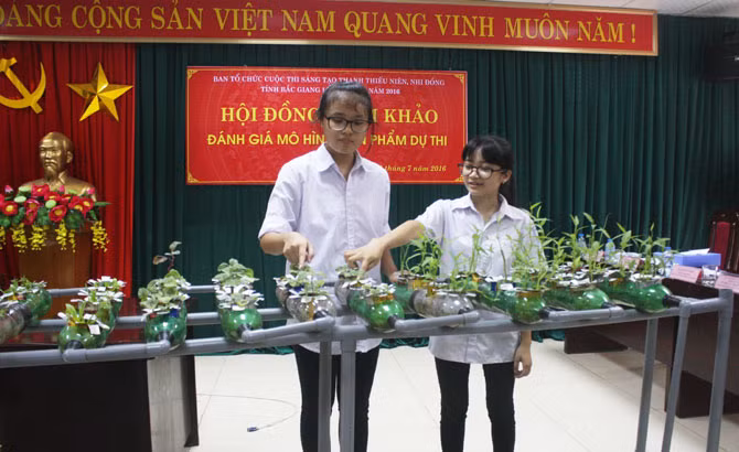 越南北江省青少年创新大赛获奖作品32个 ảnh 1 越南北江省青少年创新大赛获奖作品32个 ảnh 1