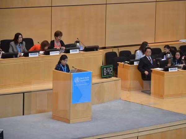 越南卫生部长阮氏金进出席世界卫生组织执委会第139届会议 ảnh 1