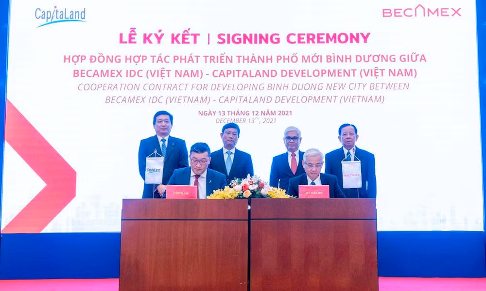 越南Becamex IDC 与新加坡CapitaLand集团合作发展平阳新城 ảnh 1 越南Becamex IDC 与新加坡CapitaLand集团合作发展平阳新城 ảnh 1