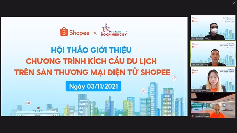 胡志明市在电子商务平台上启动旅游刺激计划 ảnh 1
