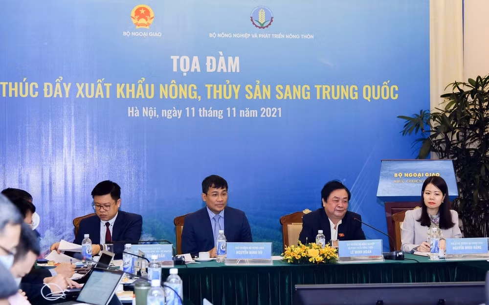 “促进对华农水产品出口”座谈会举行 ảnh 1 “促进对华农水产品出口”座谈会举行 ảnh 1